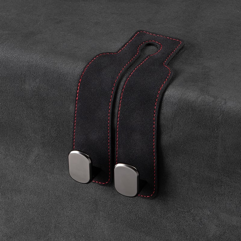 🎉(Buy 1 Get 1 Free) -🚗Car Seat Back Alcantara Storage Hook -💥Double Hook Holder for Convenient Storage