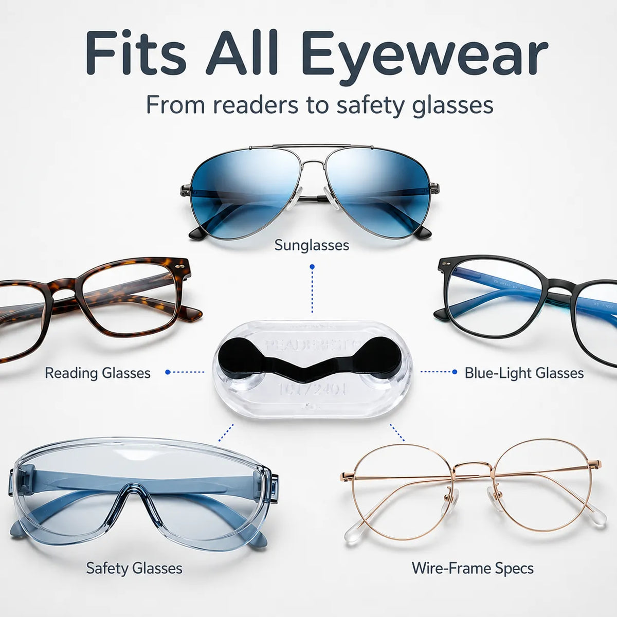 🎁50K+ SOLD! Almost Gone🎉🧲No Damage Clothing Magnetic Glasses Holder