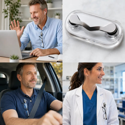 🎁50K+ SOLD! Almost Gone🎉🧲No Damage Clothing Magnetic Glasses Holder